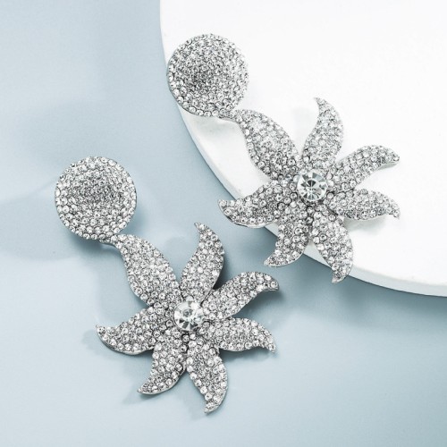 Fashion Jewelry Rhinestone Earrings For Women YWHME-1015