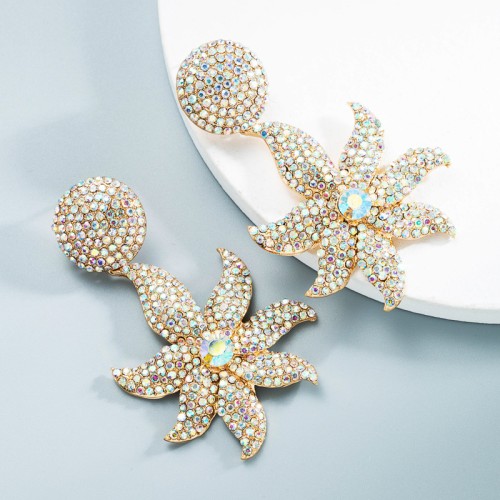 Fashion Jewelry Rhinestone Earrings For Women YWHME-1015