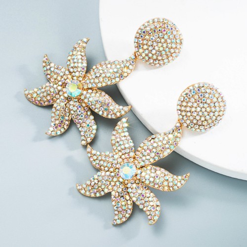 Fashion Jewelry Rhinestone Earrings For Women YWHME-1015