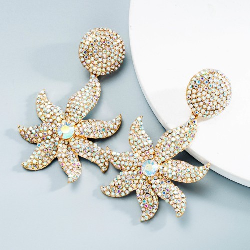 Fashion Jewelry Rhinestone Earrings For Women YWHME-1015