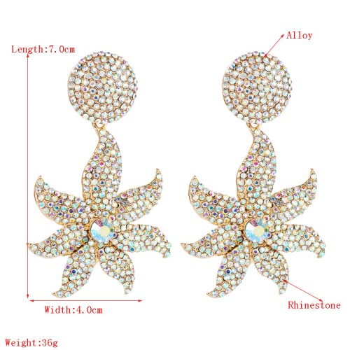 Fashion Jewelry Rhinestone Earrings For Women YWHME-1015