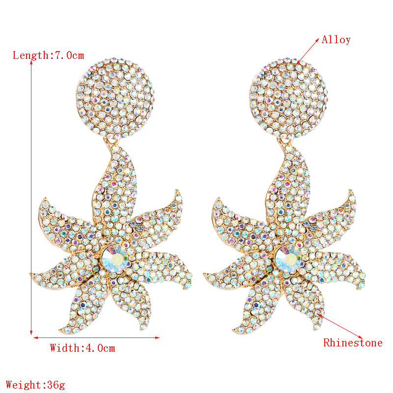 Fashion Jewelry Rhinestone Earrings For Women YWHME-1015 