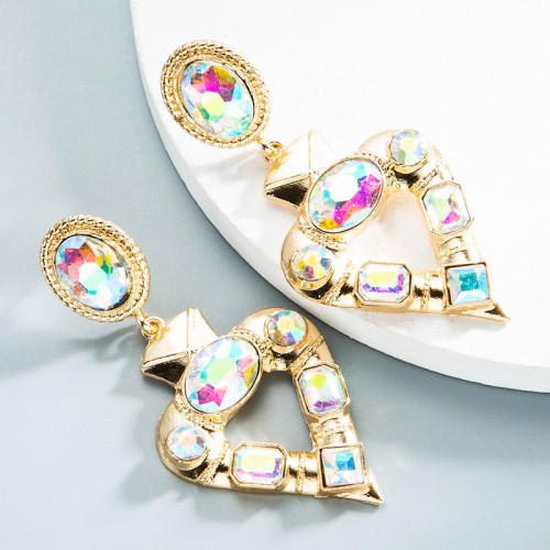 Fashion Jewelry Rhinestone Earrings For Women YWHME-1016