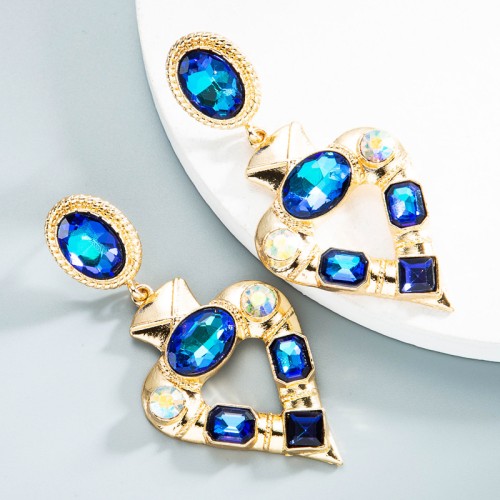 Fashion Jewelry Rhinestone Earrings For Women YWHME-1016