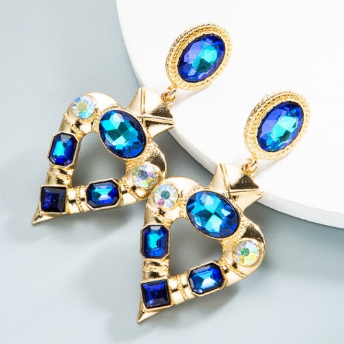 Fashion Jewelry Rhinestone Earrings For Women YWHME-1016