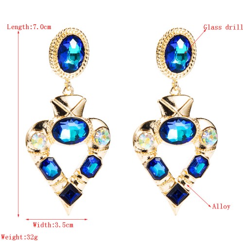 Fashion Jewelry Rhinestone Earrings For Women YWHME-1016