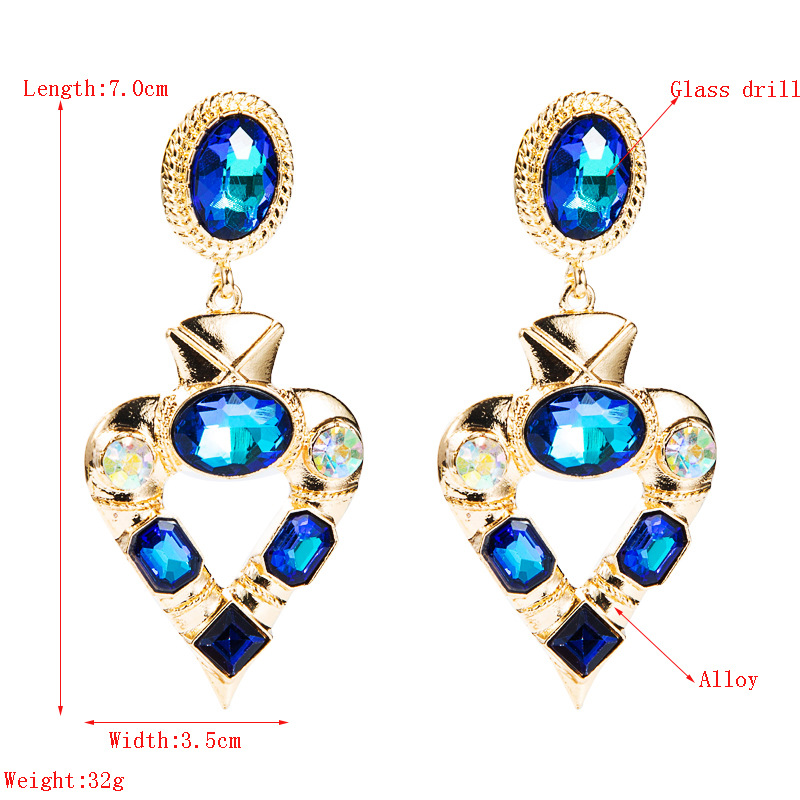 Fashion Jewelry Rhinestone Earrings For Women YWHME-1016 