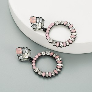 Fashion Jewelry Rhinestone Earrings For Women YWHME-1017 