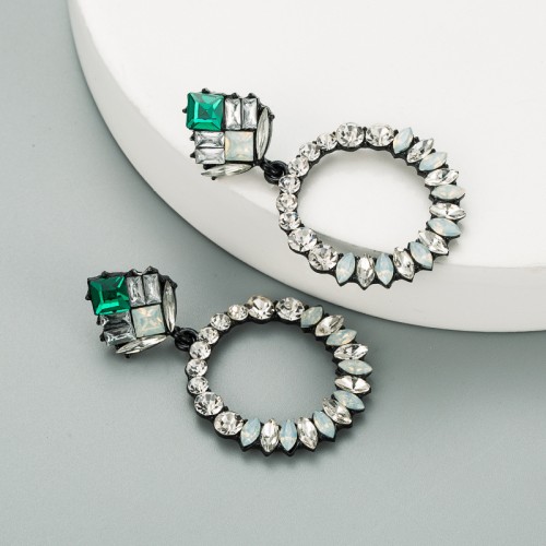 Fashion Jewelry Rhinestone Earrings For Women YWHME-1017