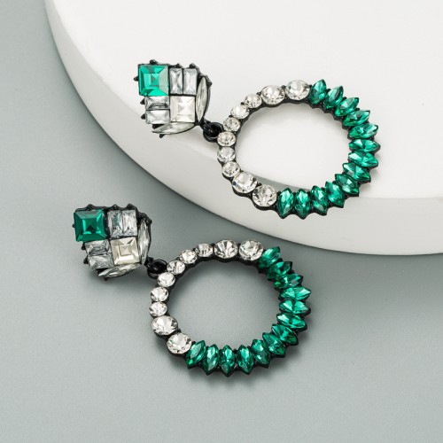 Fashion Jewelry Rhinestone Earrings For Women YWHME-1017