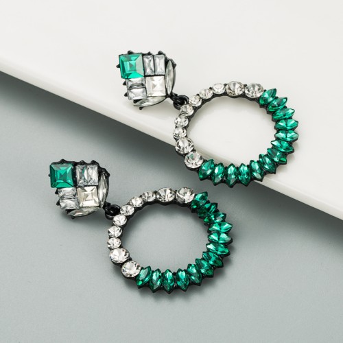 Fashion Jewelry Rhinestone Earrings For Women YWHME-1017