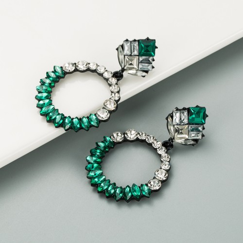 Fashion Jewelry Rhinestone Earrings For Women YWHME-1017