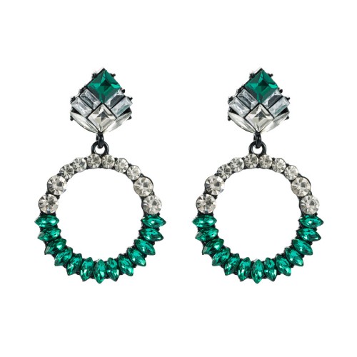 Fashion Jewelry Rhinestone Earrings For Women YWHME-1017