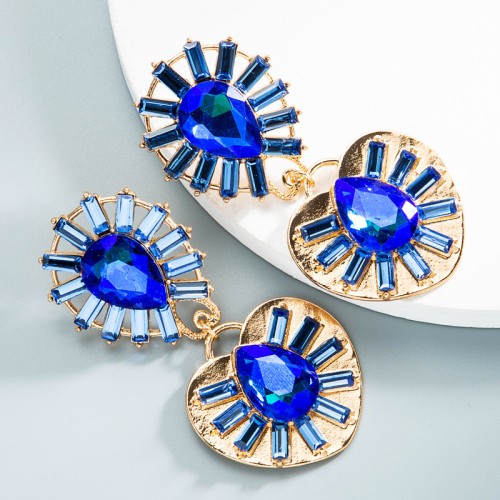 Fashion Jewelry Rhinestone Earrings For Women YWHME-1018