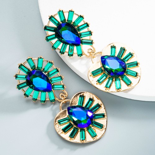 Fashion Jewelry Rhinestone Earrings For Women YWHME-1018