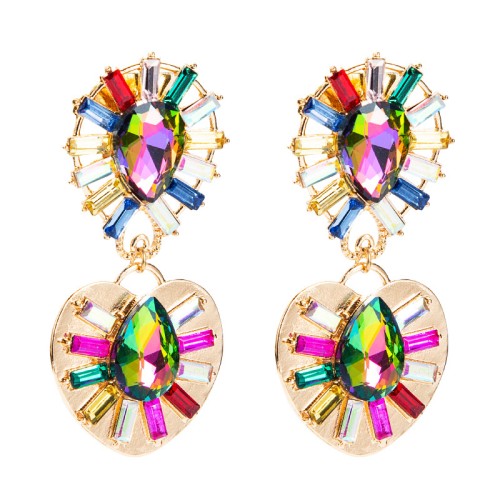 Fashion Jewelry Rhinestone Earrings For Women YWHME-1018