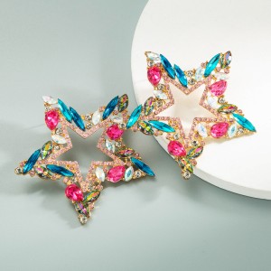 Fashion Jewelry Rhinestone Earrings For Women YWHME-1019 