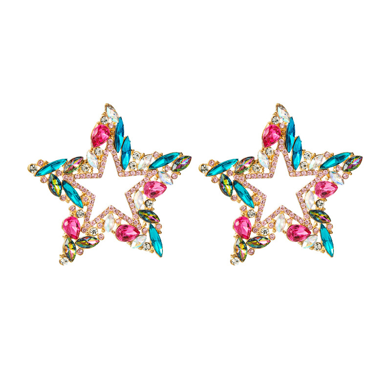 Fashion Jewelry Rhinestone Earrings For Women YWHME-1019 