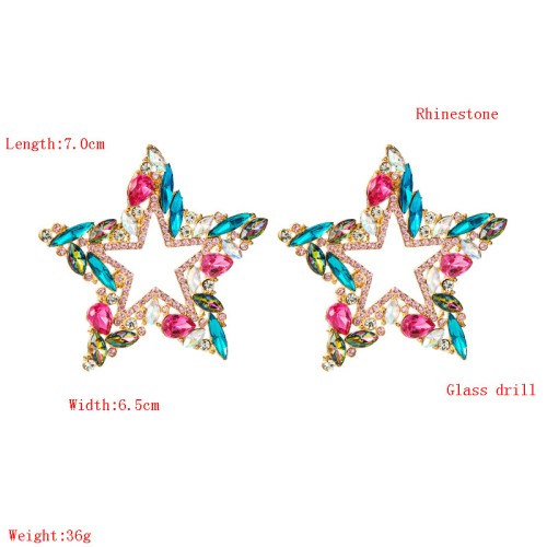 Fashion Jewelry Rhinestone Earrings For Women YWHME-1019