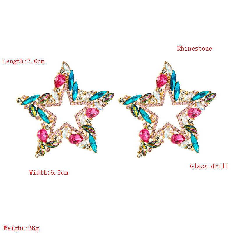 Fashion Jewelry Rhinestone Earrings For Women YWHME-1019 