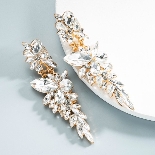 Fashion Jewelry Rhinestone Earrings For Women YWHME-1020