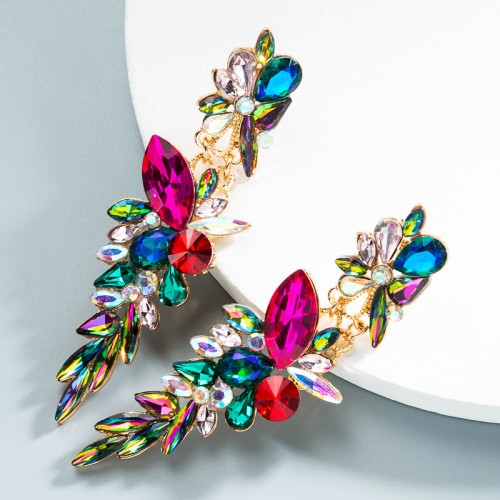 Fashion Jewelry Rhinestone Earrings For Women YWHME-1020