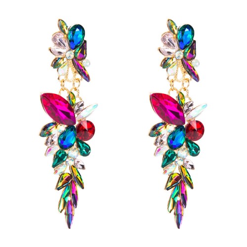 Fashion Jewelry Rhinestone Earrings For Women YWHME-1020