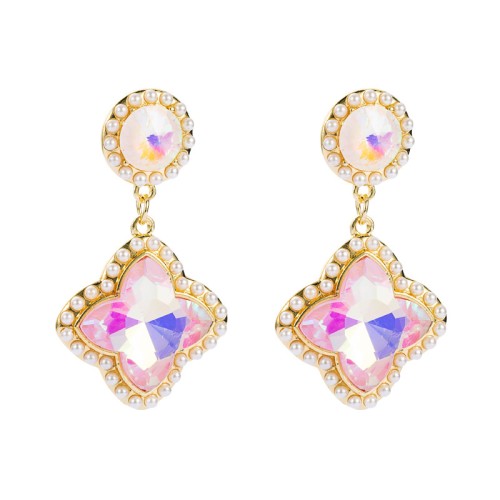 Fashion Jewelry Rhinestone Earrings For Women YWHME-1021