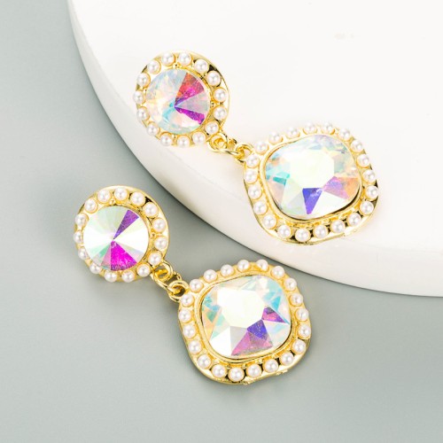 Fashion Jewelry Rhinestone Earrings For Women YWHME-1022