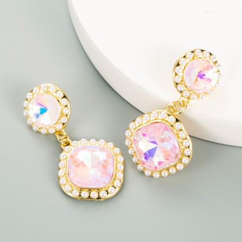 Fashion Jewelry Rhinestone Earrings For Women YWHME-1022