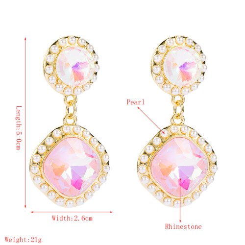 Fashion Jewelry Rhinestone Earrings For Women YWHME-1022