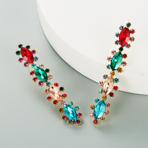 Fashion Jewelry Rhinestone Earrings For Women YWHME-1023