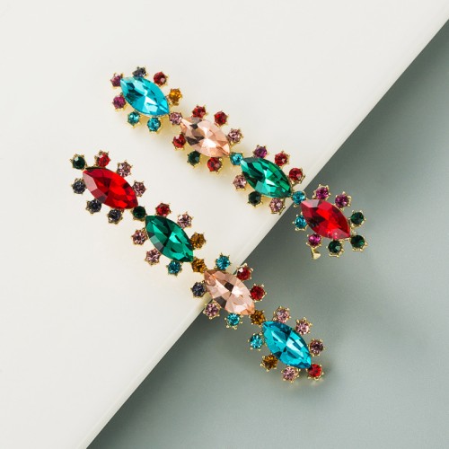 Fashion Jewelry Rhinestone Earrings For Women YWHME-1023