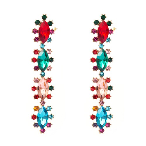 Fashion Jewelry Rhinestone Earrings For Women YWHME-1023