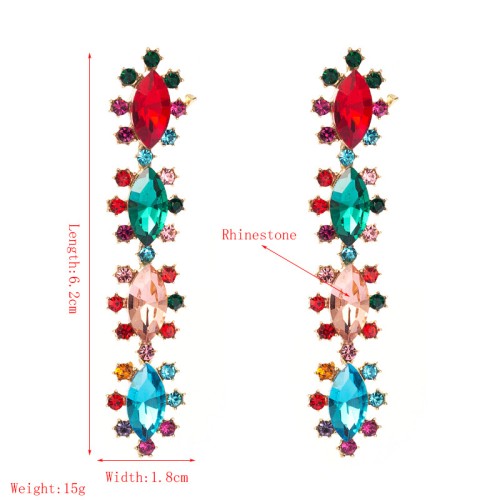 Fashion Jewelry Rhinestone Earrings For Women YWHME-1023