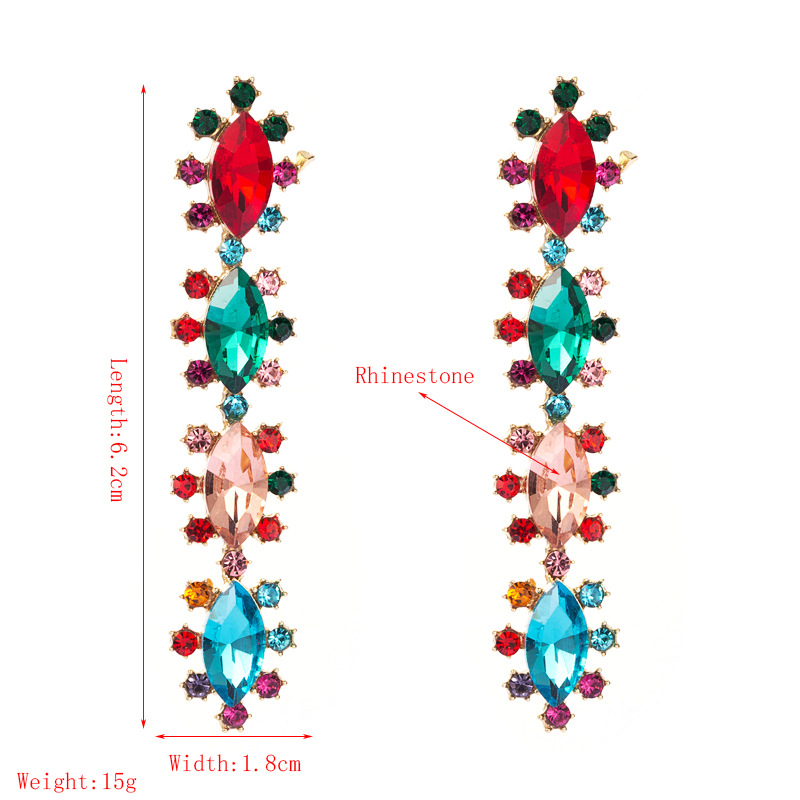 Fashion Jewelry Rhinestone Earrings For Women YWHME-1023 