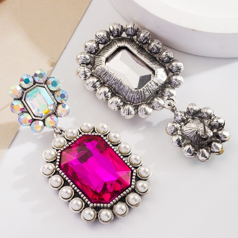 Fashion Jewelry Rhinestone Earrings For Women YWHME-501 