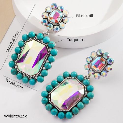 Fashion Jewelry Rhinestone Earrings For Women YWHME-501