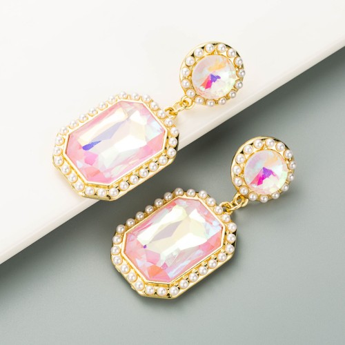 Fashion Jewelry Rhinestone Earrings For Women YWHME-502