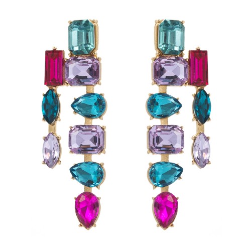 Fashion Jewelry Rhinestone Earrings For Women YWHME-503