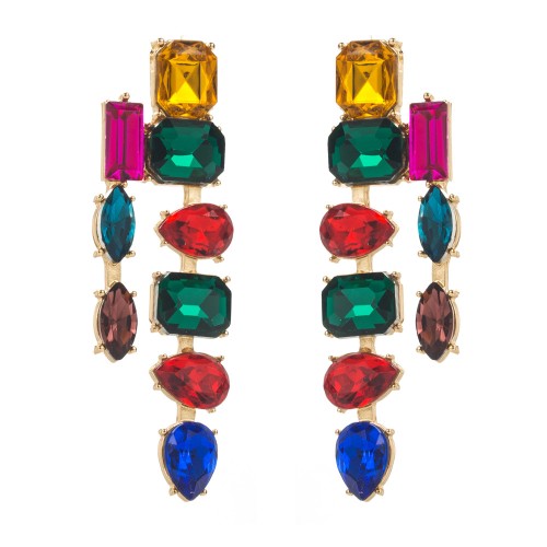 Fashion Jewelry Rhinestone Earrings For Women YWHME-503