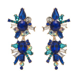 Fashion Jewelry Rhinestone Earrings For Women YWHME-504 