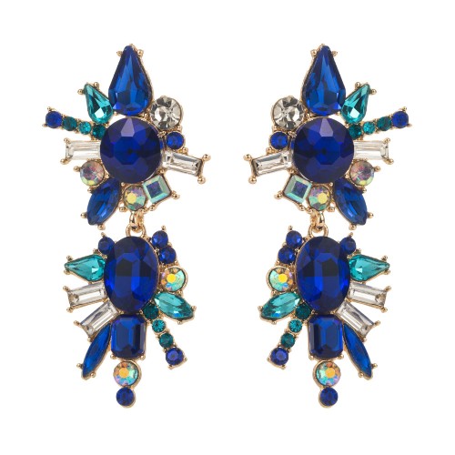 Fashion Jewelry Rhinestone Earrings For Women YWHME-504