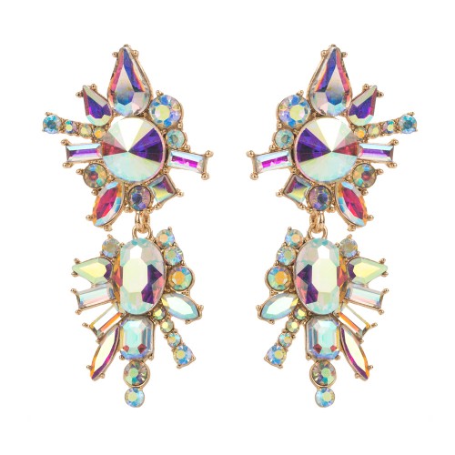 Fashion Jewelry Rhinestone Earrings For Women YWHME-504