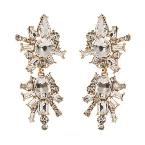 Fashion Jewelry Rhinestone Earrings For Women YWHME-504