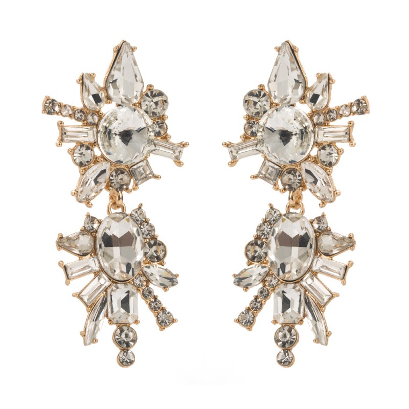 Fashion Jewelry Rhinestone Earrings For Women YWHME-504 