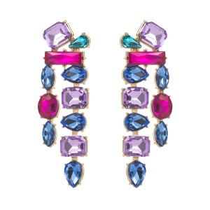 Fashion Jewelry Rhinestone Earrings For Women YWHME-505 