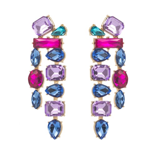 Fashion Jewelry Rhinestone Earrings For Women YWHME-505