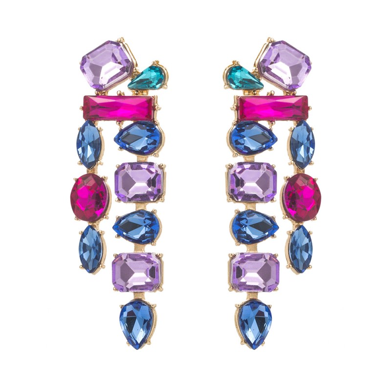 Fashion Jewelry Rhinestone Earrings For Women YWHME-505 