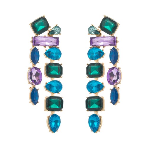 Fashion Jewelry Rhinestone Earrings For Women YWHME-505